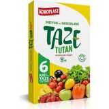 Koroplast Taze Tutan Buzdolabı Poşeti 5'li Set, 30 Güne Kadar Taze Tutan Buzdolabı Torbası, BPA İçermez, Meyve Sebze Saklama Torbası, Yemek Gıda Saklama Poşeti, Tekrar Kullanılabilir Buzdolabı Torbası