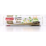 Koroplast Yasemin Kokulu Orta Boy Büzgülü Çöp Poşeti 15'li 55x60cm, Kolay Bağlanır Büzgülü Orta Çöp Torbası, Sızdırmaz Yırtılmaz, Dayanıklı Çöp Poşeti