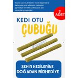 KorPet Doğal Kedi Otu Nanesi Çubuğu 3’lü | Çiğneme & Sakinleştirici Diş Temizleyici Stick |