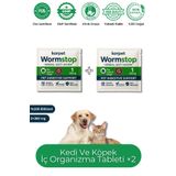 KorPet Kedi Köpek Iç Dış Anti Parazit 2'li Tablet Paketi Bitkisel Formül