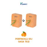 Korpet Kuşlar Için Iyotlu Gaga Taşı Portakallı 2 Adet