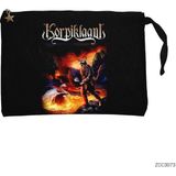Korpikland Manala Siyah Clutch Astarlı Cüzdan / El Çantası - 25x18cm