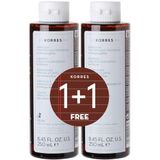 korres Liquorice & Urtica Yağlı Saçlar İçin Şampuan 2x250 ml, 5003148123
