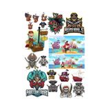 Korsan Kuru Kafa Sticker Set-3 15 Parça Telefon, Tablet, Defter, Laptop Sticker