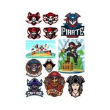 Korsanlar Sticker Set-1 13 Parça Telefon, Tablet, Defter, Laptop Sticker