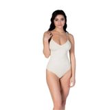 Korse Sepeti Çıtçıtlı Slip Body Korse, Krem, S-M Beden