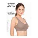 korsefabrika trend mood store BÜYÜK BEDEN ÇITÇIT- DÜĞMELİ Lazer Kesim İz Yapmayan Balensiz Pedli Ayarlanabilir Askılı Sütyen