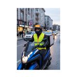 KORU İŞ SAFETY Reflektörlü Motorcu/Kuryeci Yeleği (Yüksek Parlaklı)