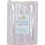 Körüklü Çizgili Pipet Ayran Kola Meşrubat Pipeti 22 Cm Renk 150 Adet Paket