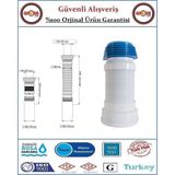 Körüklü Eksantrik Kada Klozet Gideri - Telli - Düz