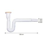 Körüklü Lavabo SİFONU(UZUN)(138CM)