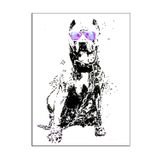 Koruma Polis köpeği Özel Tasarım Kanvas Tablo. Diğer Temalar: Manzara At Aslan Kartal Soyut Klasik Retro Cover Spiritüel Atatürk Osmanlı Türk Dünyası Dekoratif Duvar Panoları (50x35)
