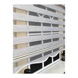 KORUTEKS Zebra Stor Perde Gri Etek Dilimli Z-kt400v04