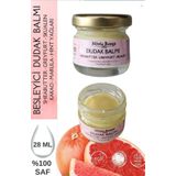 Koruyucu Dudak Balmı, Greyfurt Yağı %100 Saf Ve Doğal, 30ml