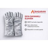 Koruyucu Eldiven/ısı ve Alevden Koruma Eldiveni M - L - Çift - Gümüş