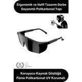 #KoruyucuGözlük Koruyucu Kaynak Gözlüğü Füme Polikarbonat UV Korumalı İş Güvenliği Gözlüğü Darbe Day