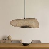 Korvex Handmade Karbon Beton Avize | El Yapımı, Modern Tasarım | 33x60 cm | E27 Duy Uyumlu | Tek Ampul Başlıklı | Enerji Tasarruflu | CE Sertifikalı