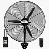 Koşar KSV-D-K750 Kumandalı Duvar Tipi Endüstriyel Vantilatör