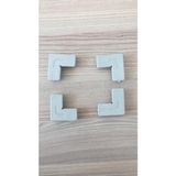 Köse Alüminyum 17X25 Sineklik Köşe Takozu (45 Derece Gizli Köşe) (4 Adet)