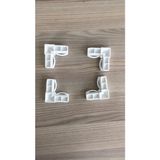 Köse Alüminyum 17X25 Sineklik Takozu 90 Derece Beyaz