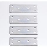 Köşe Bağlantı Demiri 30X90 mm 4 Adet Set Düz Metal Gönye Dolap Kitaplık Vestiyer Sabitleme