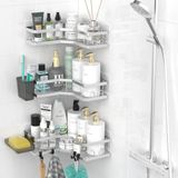 Köşe Duş Caddy Banyo Düzenleyici: Yapışkanlı Duş Rafı Küvet Rafları - 3pack Iç Duş I� - Genel