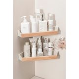 Köşe Duş Rafı ve Banyo Organizeri – 30,5 x 25,5 x 10 cm - Krem