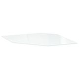 Köşe duvar dolabı rafı, cam, 68 cm