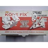 Köşe Fix Kırılmaz Açılı Kelebek Bağlantı BEYAZ100 Adet