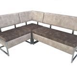 Köşe Loca 18044 Tk Model Mutfak Metal çelik nikelaj Kaliteli kumaş döşem El Yapım