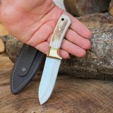 Köse Mehmet Bushcraft 17 cm - Geyik Boynuzu Sap