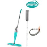 Köşe ve Yer Temizliği Için Şık ve Pratik Sprey Mop Seti - Mercan - Seçenek 1