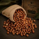 Köseoğlu % 100 Giresun Kalite Natural (Çiğ) Fındık 500 Gr. (Vakumlu Ambalaj) - 0,5 gr