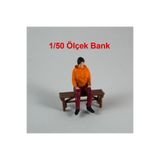 Köseoğlu 4 Adet Park Bahçe Oturma Bankı - 1/50 Ölçekli 1:50 2 cm - Figür, Maket, Minyatür