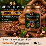 Köseoğlu Fındık % 100 Giresun Kalite Fındık Ezmesi (şekersiz) 550 Gr. YENİ MAHSÜL. Cam Kavanoz - 0,5 gr