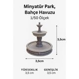 Köseoğlu Park, Bahçe Havuzu - 1/50 Ölçekli 1:50 3,5 cm - Figür, Maket, Minyatür