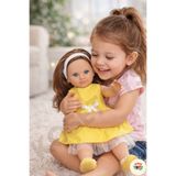 kosetoys Gerçek Yüzlü Kız Bebek Elbiseli Büyük boy Et bebek 45 cm