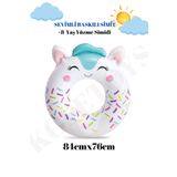 kosetoys Sevimli Hayvanlar Baskılı Havuz ve Deniz Yüzme Simidi 84cm