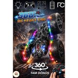 kosetoys Uzaktan kumandalı araba 4x4 Akrobatik led ışıklı sarj edilebilir 2.4ghz