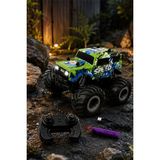 KoseToys Uzaktan Kumandalı Araba Off Road 2.4 Ghz Işıklı Şarj Edilebilir Pilli Speedstar Yeşil - Yeşil - Mavi