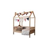 Köşk Mobilya Çatılı 120X200 Ölçüsünde Montessori Bebek & Çocuk Karyolası
