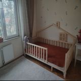 Köşk Mobilya Masal Doğal Montessori Bebek ve Çocuk Karyolası tüm Ölçülerde - 70 x 190 cm - Ahşap