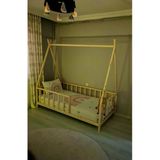 Köşk Mobilya Rüya Montessori Bebek Ve Çocuk Karyolası 80X140 Yatak Uyumlu