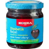 Koska Diyabetik Vişne Reçeli 240G Doğal Tatlandırıcılı %45 Meyve 4'li Avantaj Paketi - 4 Adet