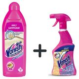 Kosla Vanish Oxi Action Elde Halı YIKAMA850 ml+LEKE Çıkarma Spreyi 500 ml