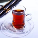 Kosova CAY-104 6'lı Cam Kulplu Çay Takımı