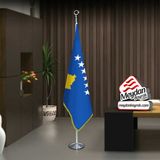 Kosova Cumhuriyeti Bayrak -Ofis -Makam-Toplantı Odaları -Direkli -Saçaklı Makam Bayrağı