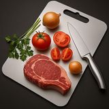 Kosova Health Serisi 404 Çelik Alışımlı 27 x 21 cm Kesme Tahtası