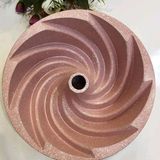 Kosova Rüzgar Gülü Fırfırlı Döküm Kek Kalıbı 26 cm Bronz