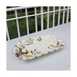 Kosova Sunumluk Tabak Olive Dikdörtgen 38,5X20,5 cm Zps-09